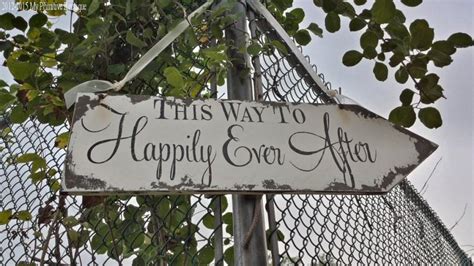 This Way To Happily Ever After Sign. Wedding Sign. Wedding Arrow Sign ...