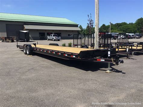 2023 7x36 14K Triple R Trailers Two Car Open Car Hauler w/ Winch Plate ...