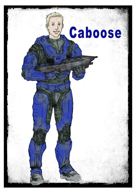 Caboose Red Vs Blue by Minkilo on DeviantArt