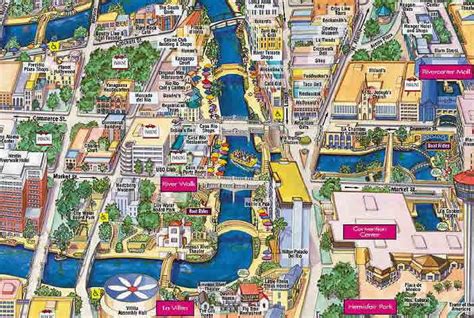 San Antonio River Walk Map - Free Printable Maps