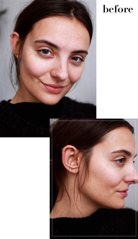 Even Better Glow foundation: before/after - polienne