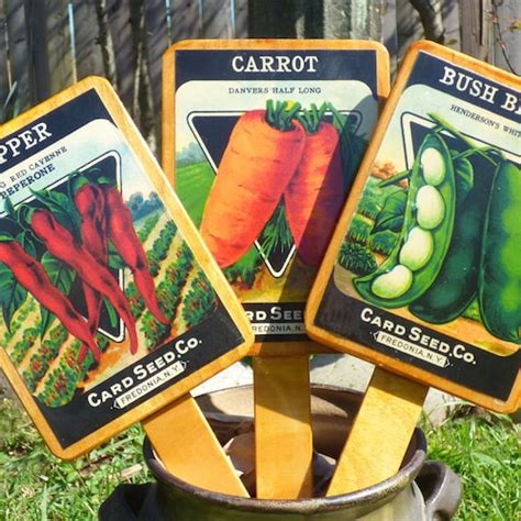 Metal Garden Markers Vegetable Garden Markers Fruit Tree - Etsy