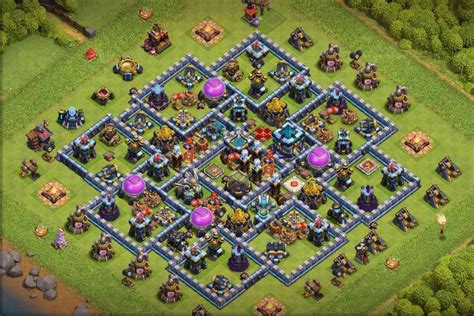 Hard TH13 COC Farming Base - Anti 3 Star Layout #43 - 2024