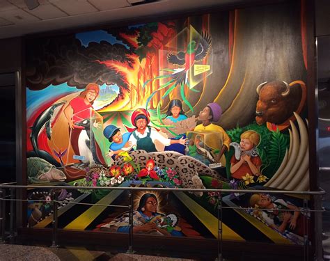 Eerie murals at the Denver Airport have conspiracy theorist buzzing ...