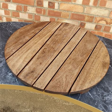 Rustic Round Solid Wood Table Tops 70cm