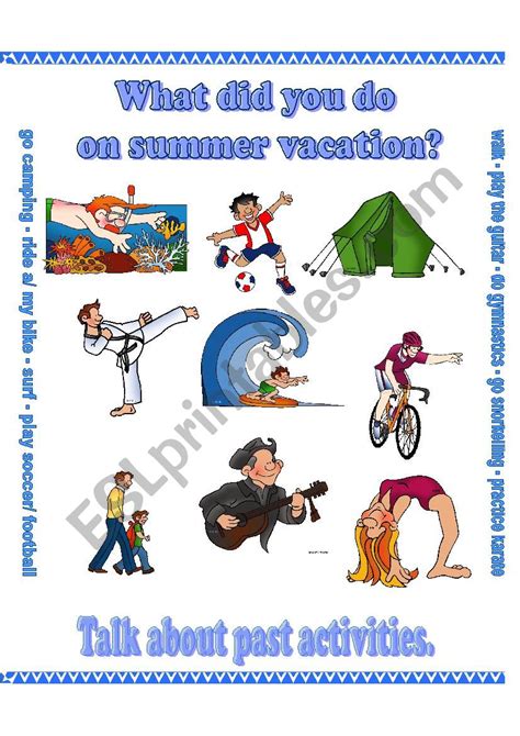 Summer Vacation For Kids Activities