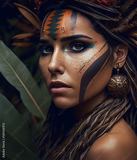 Beautiful Woman of the Amazon, Power and Beauty of the Indigenous ...