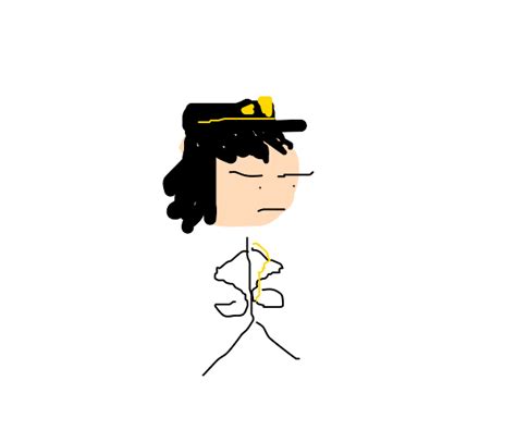 Slightly angry Jotaro - Drawception