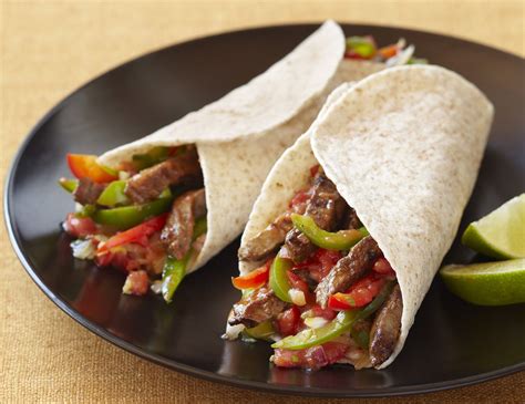 Healthy Chicken or Beef Fajita Recipe