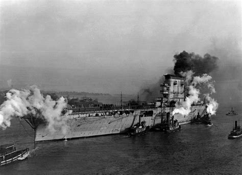 The Sinking Of The USS Lexington At Coral Sea Doomed Japan's Midway ...