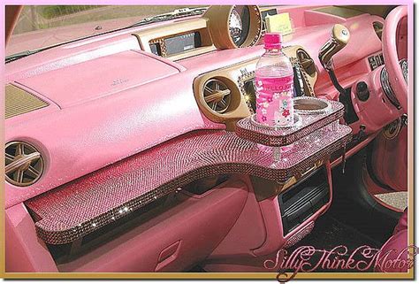 SWAROVSKI Car Table | Pink car accessories, Pink car interior, Pink car