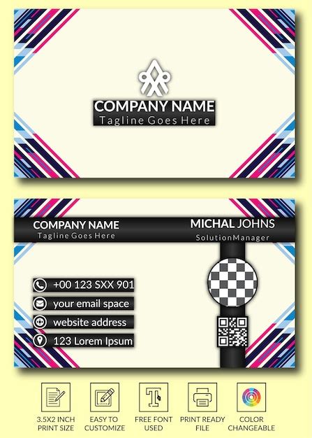 Premium Vector | Digital Business Card Design