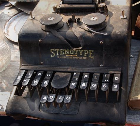 Court Reporting at Home: A Brief History of the Stenograph Machine