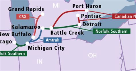 10 slow Amtrak trains in Michigan