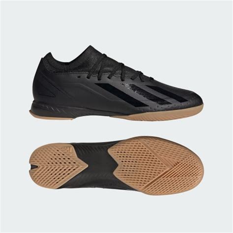 adidas X Crazyfast.3 Indoor Soccer Shoes - Black | Free Shipping with ...