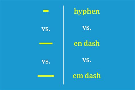 When to Use a Dash Versus a Hyphen | Reader's Digest