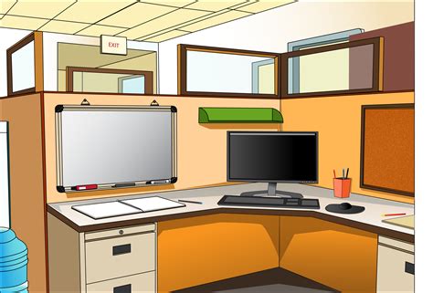 Illustrated Office Scene 05 - eLearning Network