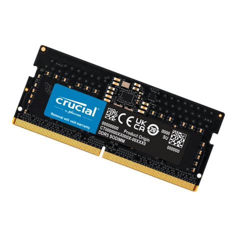 แรมโน้ตบุ๊ค Crucial Ram Notebook DDR5 8GB/4800MHz.CL40 (8GBx1)