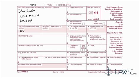 1099R Tax Forms 2023 Copy A For Federal IRS, 52% OFF