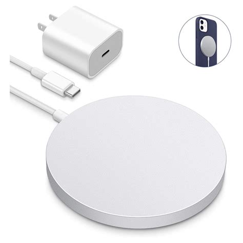 Magnetic Wireless Charger for iPhone 12 Series【with USB-C 20W PD Adapter】