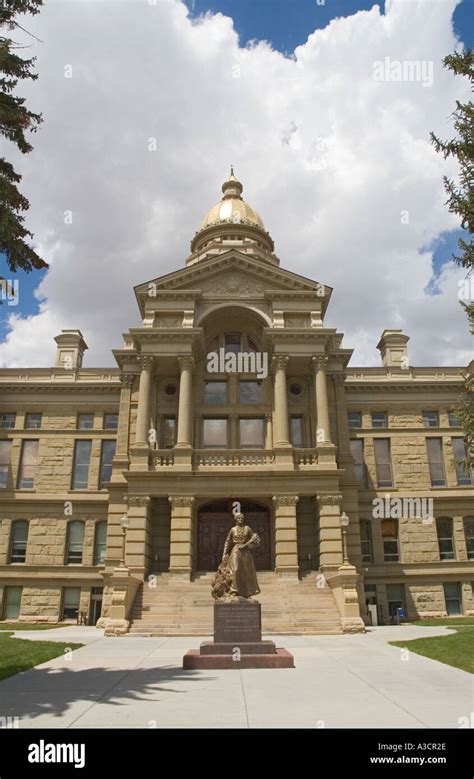 Wyoming Cheyenne Wyoming State Capitol building Stock Photo - Alamy