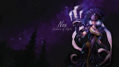 Nox Goddess of Night digital wallpaper, Smite, Nox HD wallpaper ...