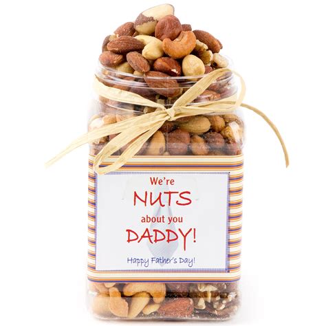 'We are Nuts About You Daddy' Mixed Nut Gift • Father's Day Gift ...