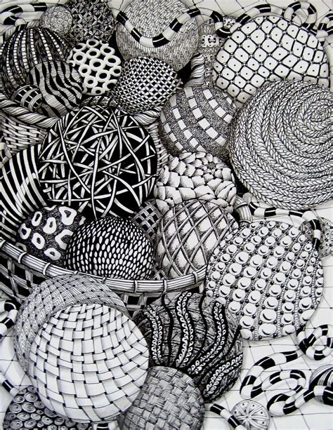 Zentangle balls | Çizimler, Zentangle, Zentangle desenler