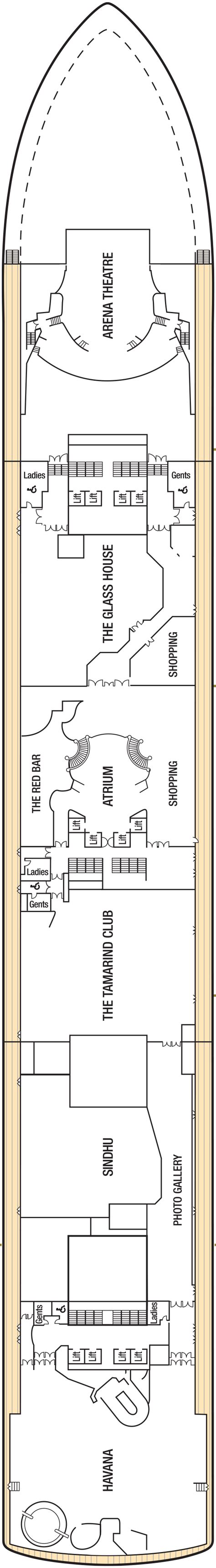 Deck Plans- P&O Ventura - Planet Cruise