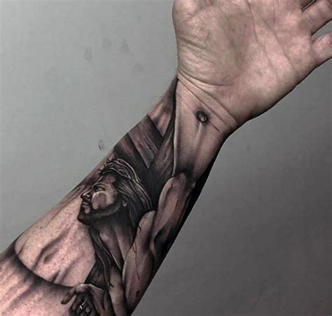 Jesus On The Cross 3d Tattoo