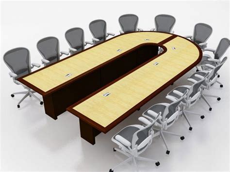 Reconfigurable U Shape Conference Table | Paul Downs Cabinetmakers