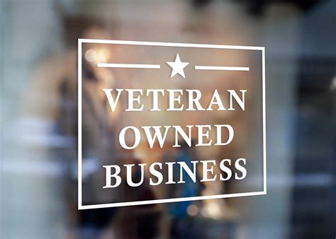 Veteran Owned Business Decal Sign for Storefront/ Window/ | Etsy