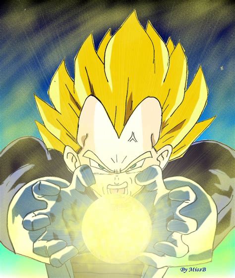 Vegeta, Final Flash by misspsyb on DeviantArt