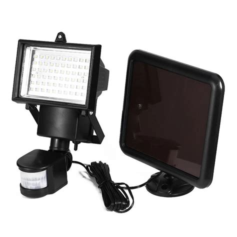 60LED Ultra Bright Solar Light Lamp Spotlights Motion Sensor Light-in ...