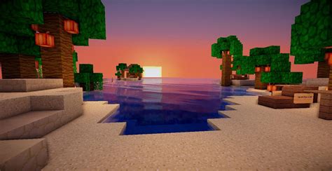 Minecraft Sunset Wallpapers - Top Free Minecraft Sunset Backgrounds ...