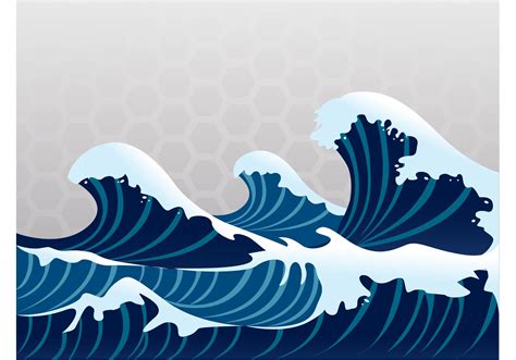 Great Wave Vector - Download Free Vector Art, Stock Graphics & Images