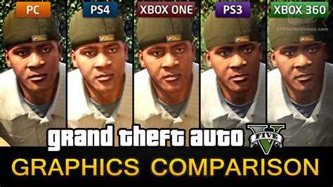 GTA 5 Graphics Comparison - PC / PS4 / Xbox One / PS3 / Xbox 360 ...