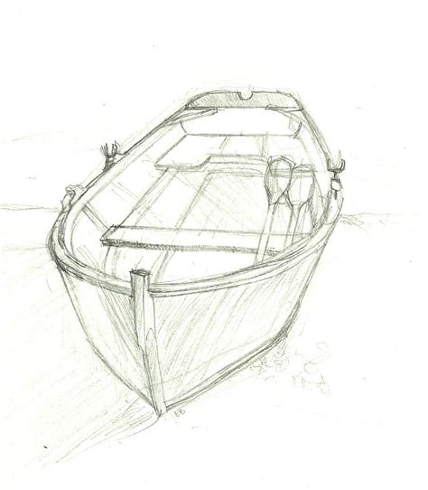 Row Boat Sketch at PaintingValley.com | Explore collection of Row Boat ...