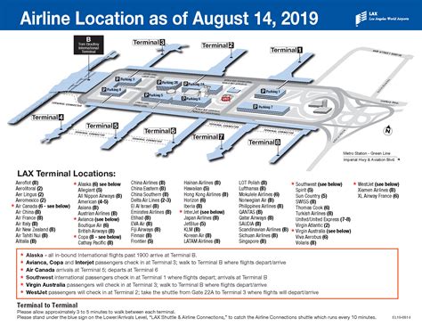 Los Angeles Lax Airport Map