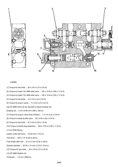 Caterpillar CAT 446B Backhoe Loader Service Repair Manual (5BL00001 ...