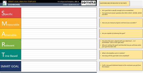 Smart Goals Excel Template Employee Goal Setting Template In Excel ...