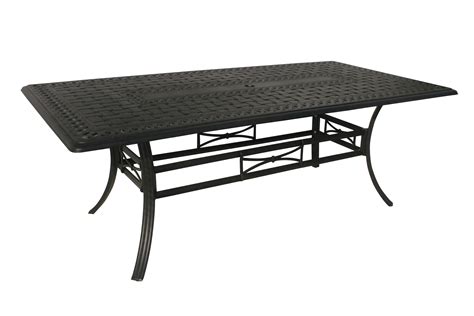 Patio Table Black Aluminum - Patio Furniture