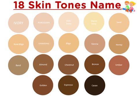 What is skin color name – Artofit