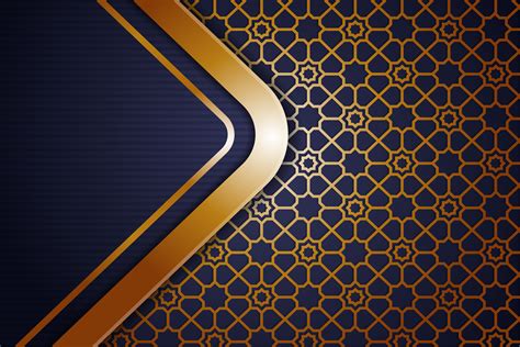 Background Gold Purple Islamic Pattern Graphic by noory.shopper ...