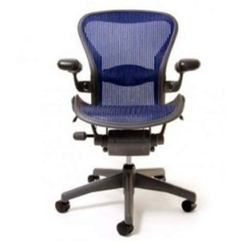 Herman Miller Aeron Chair Size B Fully Featured Cobalt Blue, Executive ...