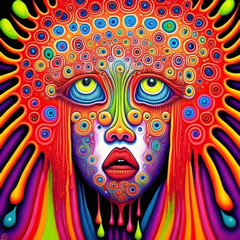 Psychedelic Trippy Wall Art, Surrealism, Digital Print Download, Home ...