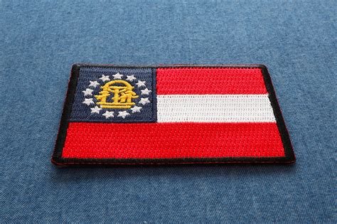 Georgia State Flag Patch by Ivamis Patches