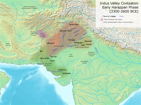 Indus River Valley Civilization Maps