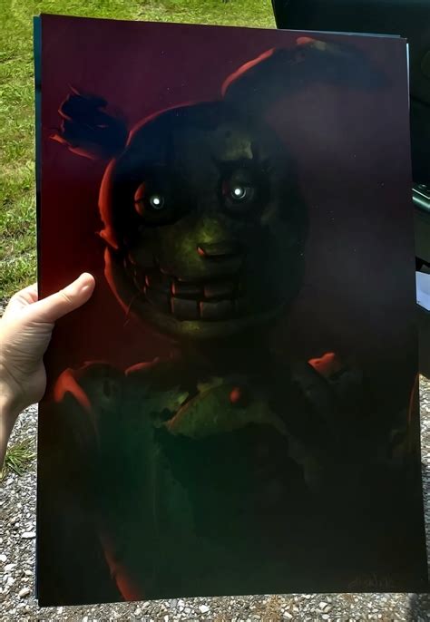 FNAF Springtrap Poster Print - Etsy