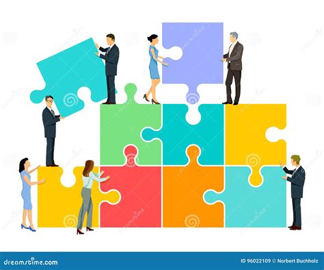 Teamwork Puzzle Pieces Clip Art